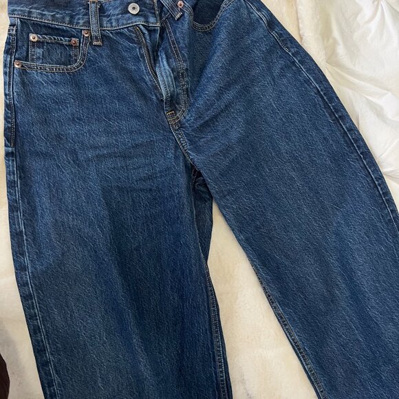 Abercrombie High Rise Wide Leg Jean (Size 24, short length) - Picture 5 of 5